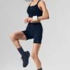 Unisex scrunch-sok - marineblauw