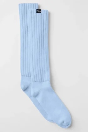 Unisex scrunch-sok - Seashell Blue