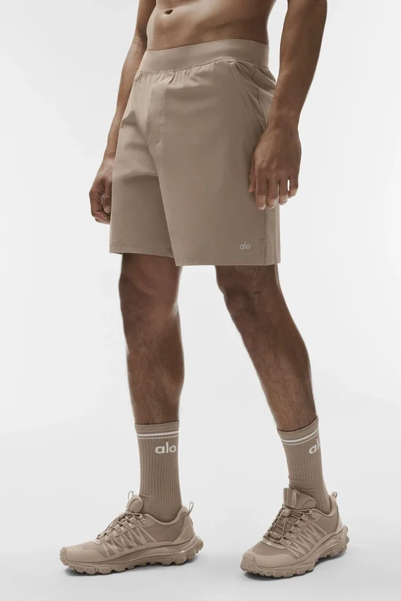 Unisex Throwback-sok - Gravel/Wit