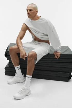 Unisex Throwback-sok – Wit/Zwart