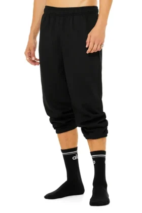 Unisex Throwback-sok – Zwart/Wit