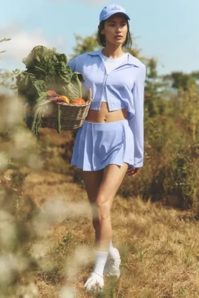 Unmatched Skort - Licht Provence-blauw