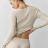 Unwind-trui met lange mouwen - Oatmeal Heather