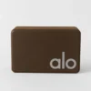 Uplifting yogablok - Espresso/Zilver