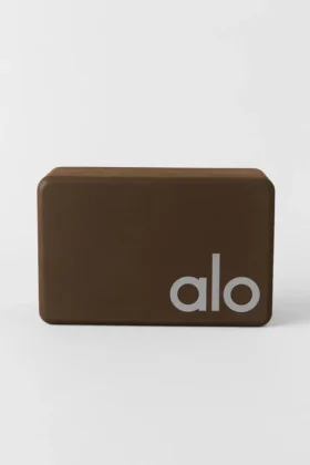 Uplifting yogablok - Espresso/Zilver