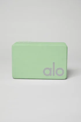 Uplifting yogablok - Honeydew/Zilver