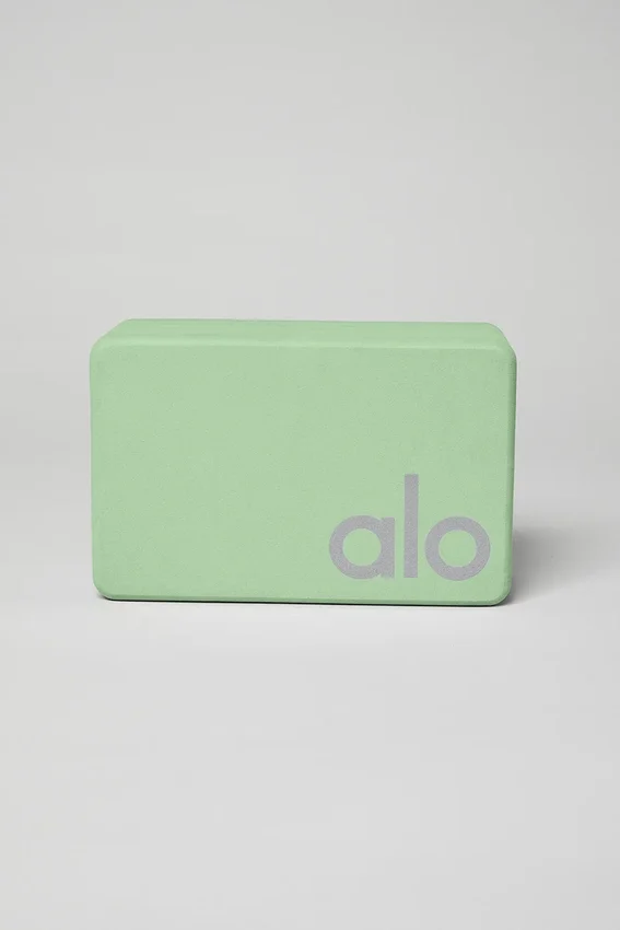 Uplifting yogablok - Honeydew/Zilver