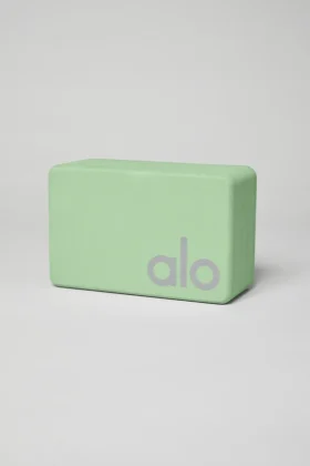 Uplifting yogablok – Honeydew/Zilver