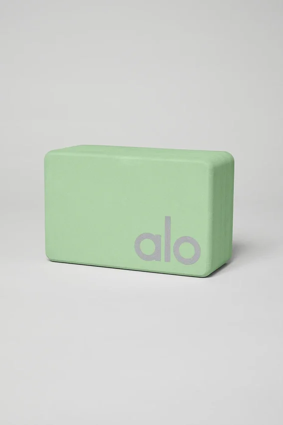Uplifting yogablok - Honeydew/Zilver