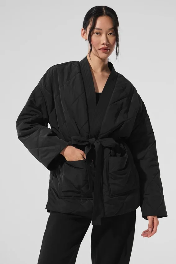 Urbanite Wrap-puffer - Zwart