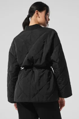 Urbanite Wrap-puffer – Zwart