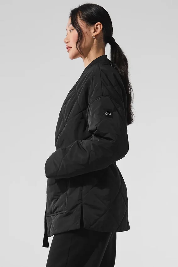 Urbanite Wrap-puffer - Zwart