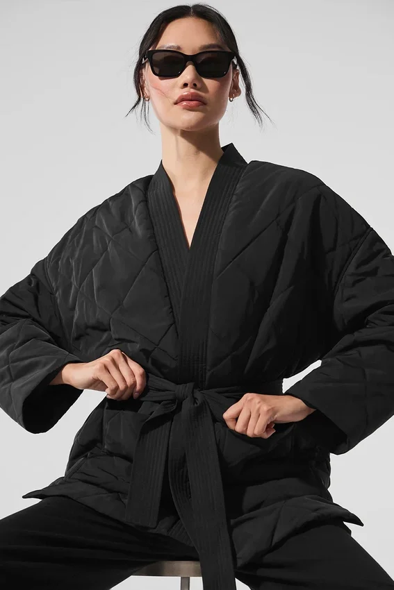 Urbanite Wrap-puffer - Zwart