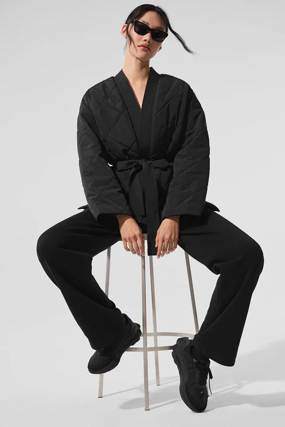 Urbanite Wrap-puffer - Zwart