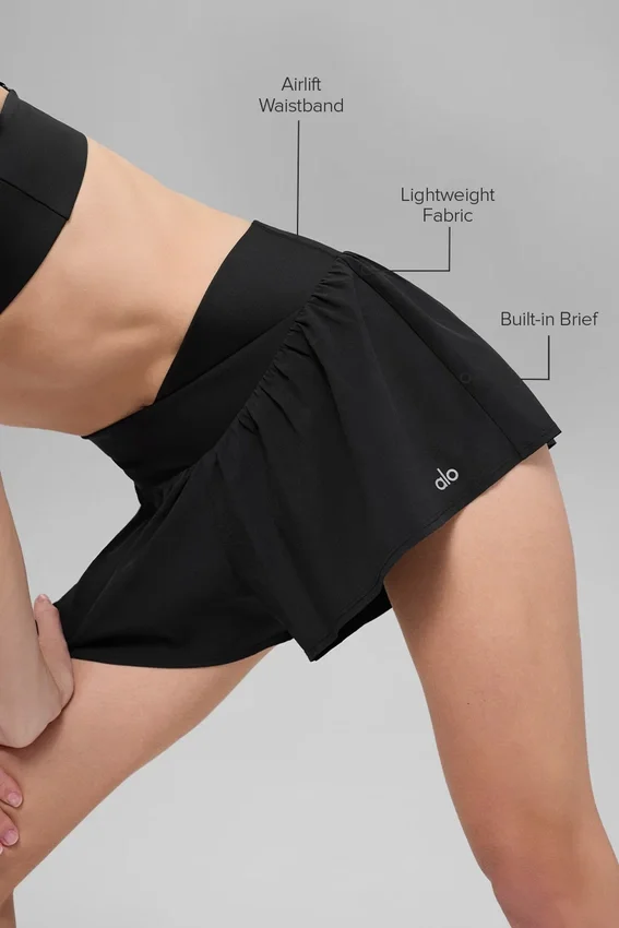 V-Cute korte broek - Zwart