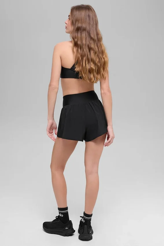 V-Cute korte broek - Zwart