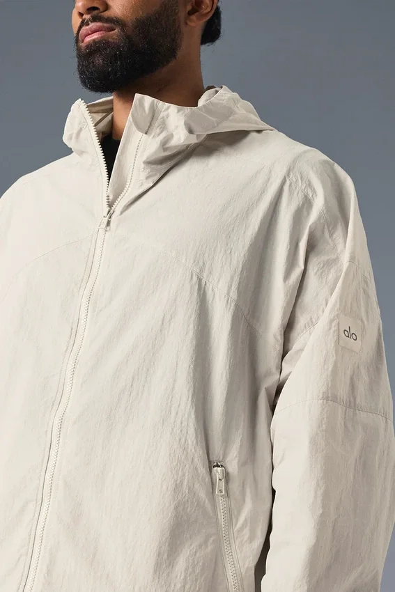 Vantage nylon ripstop trainingsjas - Bone