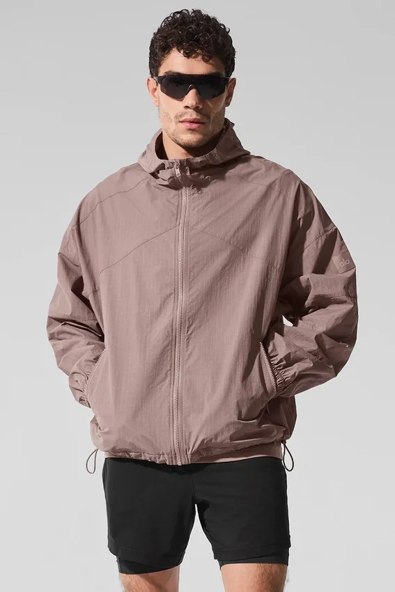 Vantage nylon ripstop trainingsjas - Mushroom