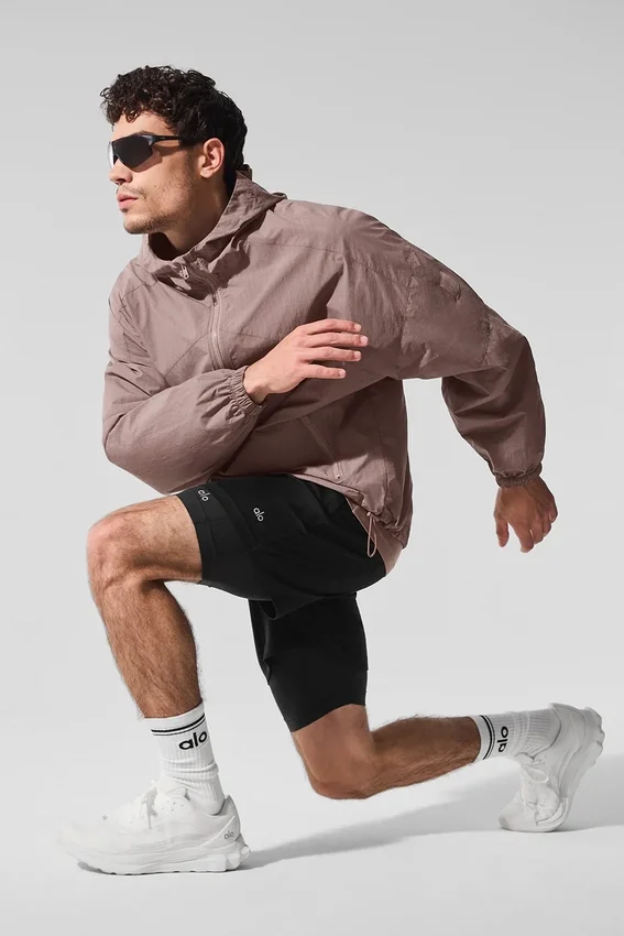 Vantage nylon ripstop trainingsjas - Mushroom