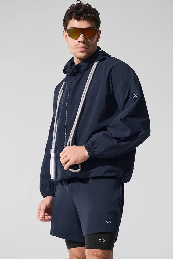 Vantage nylon ripstop trainingsjas - Navy