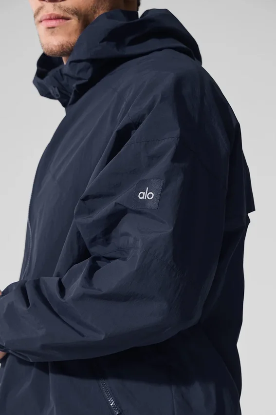 Vantage nylon ripstop trainingsjas - Navy