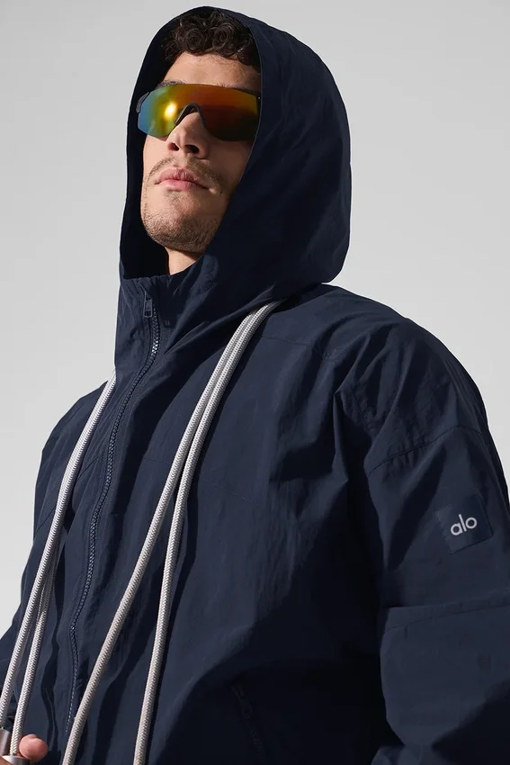 Vantage nylon ripstop trainingsjas - Navy
