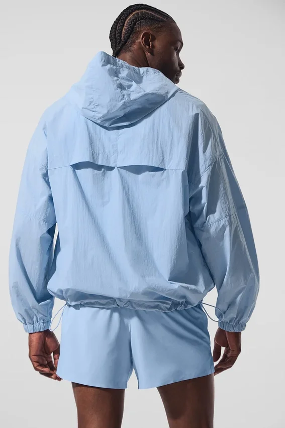 Vantage nylon ripstop trainingsjas - Seashell Blue