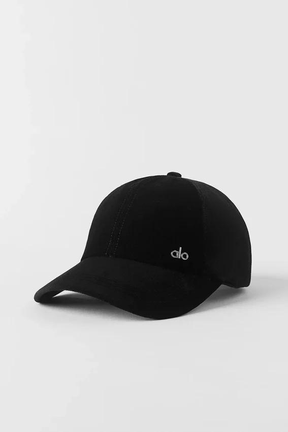 Velvet Off-Duty Hat - Zwart