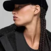 Velvet Off-Duty Hat - Zwart