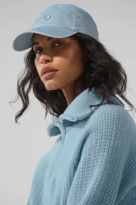 Verbleichte Off-Duty-Pet - Licht denim
