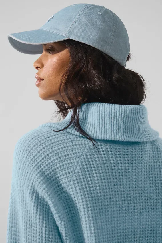 Verbleichte Off-Duty-Pet - Licht denim