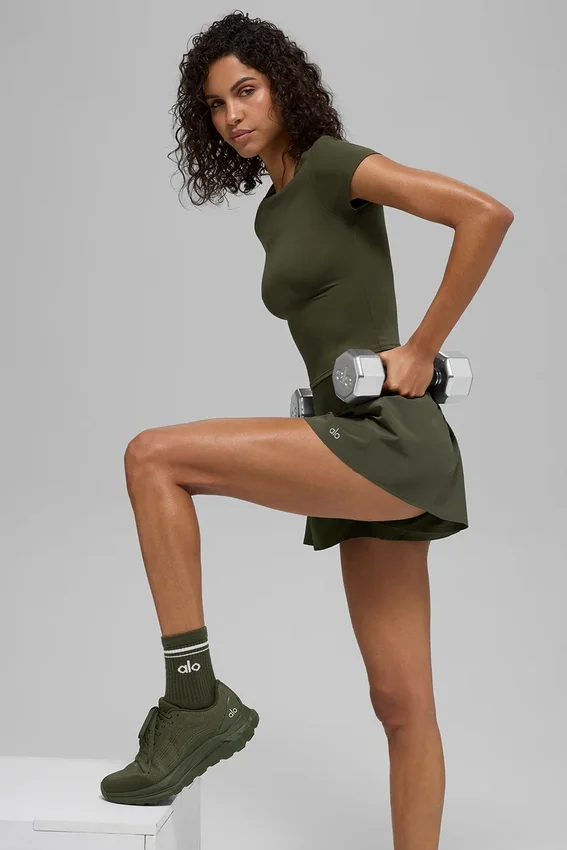 Victory korte broek - Green Olive