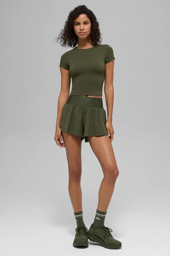 Victory korte broek - Green Olive