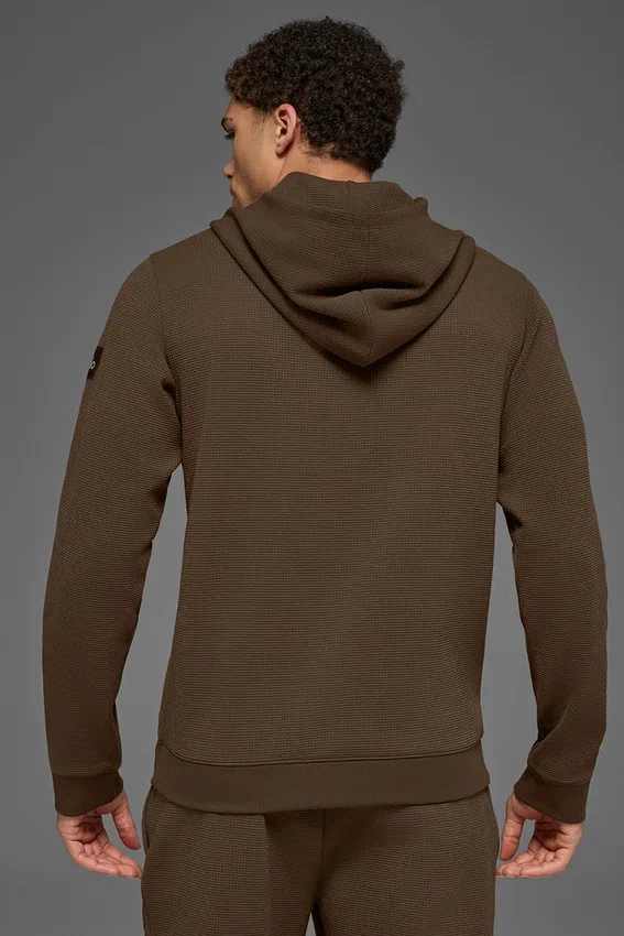 Waffle Lounge Hoodie - Espresso