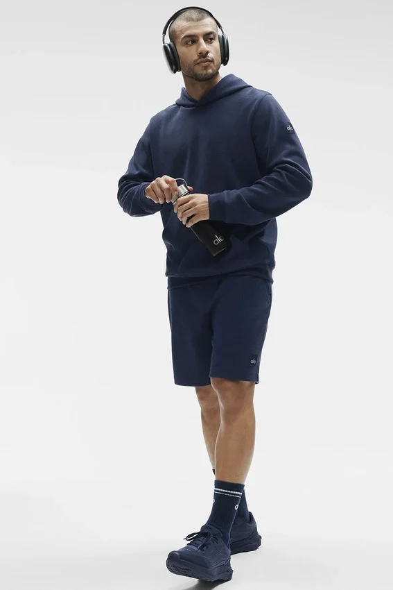 Waffle Lounge Hoodie - Navy