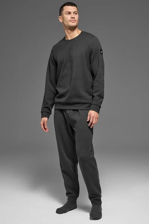 Waffle Lounge Jogger - Antraciet