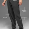 Waffle Lounge Jogger - Antraciet