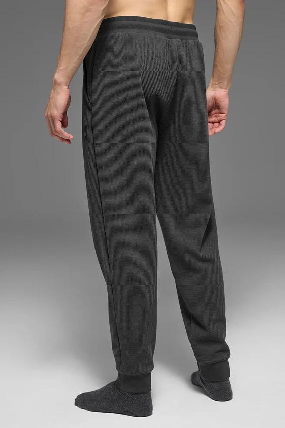 Waffle Lounge Jogger - Antraciet