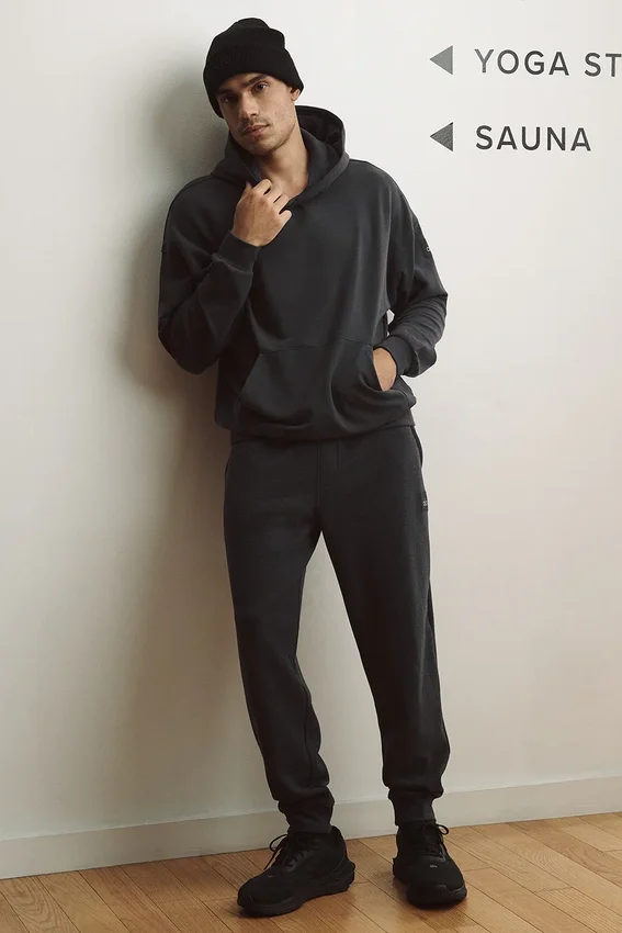 Waffle Lounge Jogger - Antraciet
