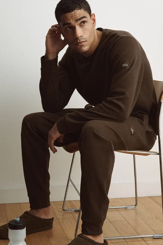 Waffle Lounge Jogger - Espresso