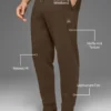 Waffle Lounge Jogger - Espresso