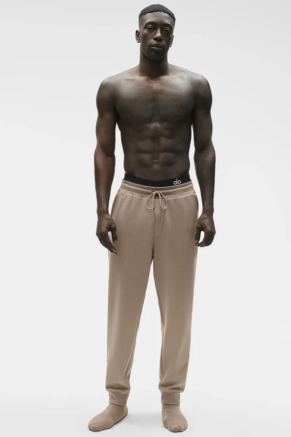 Waffle Lounge Jogger - Gravel