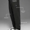 Waffle Lounge Jogger - Zwart