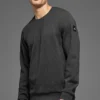Waffle Lounge T-shirt met lange mouwen - Anthracite