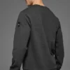 Waffle Lounge T-shirt met lange mouwen - Anthracite