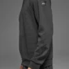 Waffle Lounge T-shirt met lange mouwen - Anthracite