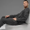 Waffle Lounge T-shirt met lange mouwen - Anthracite