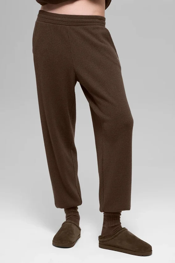 Waffle Weekend Escape Jogger - Espresso