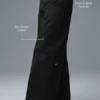 Wanderlust broek met wijde pijpen - Zwart