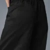 Wanderlust broek met wijde pijpen - Zwart